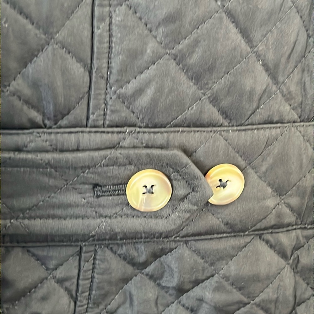 Chicos black quilted jacket size 0 or small - Picture 8 of 15
